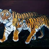 В свете фотовспышки