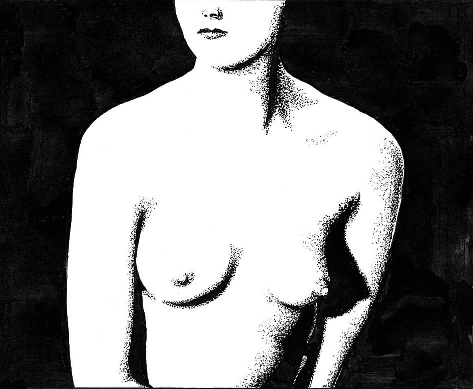 Силуэт обнаженной  Nude Silhouette