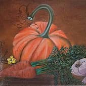 Овощная грядка (1), художник Мария