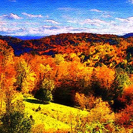 Осенние холмы