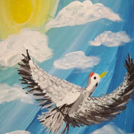 Журавлик в небе