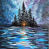 Ночь на озере