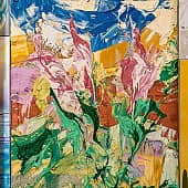 Картина Начало жизни Абстракционизм картины живопись Екатерина Лебедева художник (4), художник Екатерина Лебедева