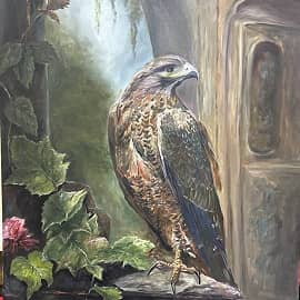 "В старом замке"  Диптих будет,  второй присест  в работе  ))) этапы