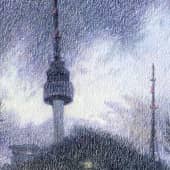 Башня Намсан (1), художник Мария Zet