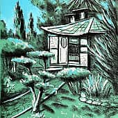 Домик в парке.