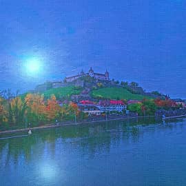 Лунная ночь.