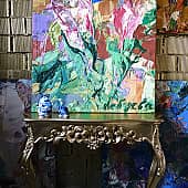 Картина Начало жизни Абстракционизм картины живопись Екатерина Лебедева художник (3), художник Екатерина Лебедева