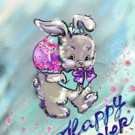 Открытка к Пасхе