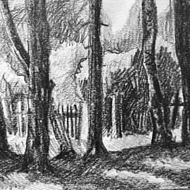 Пленер г.Истра. В тени.