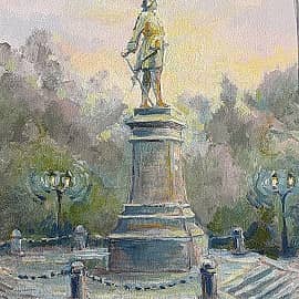 "Основатель. Картина из серии "Портовые зарисовки ZhNataly"