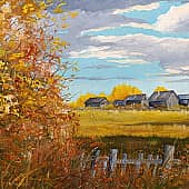 "Золото сентября" Из цикла "Теребейские мотивы"