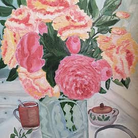 Дачные розы.