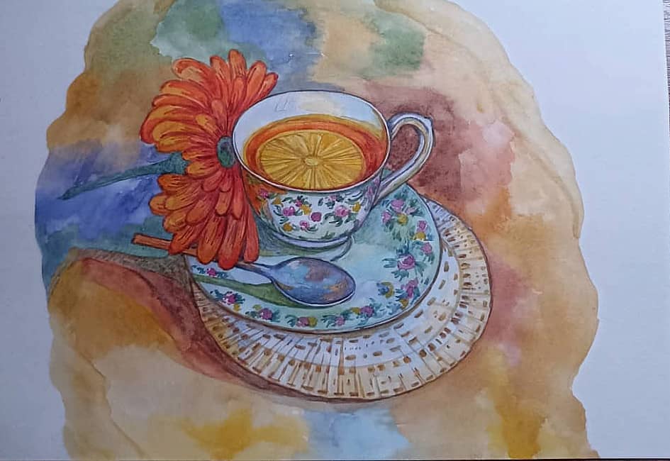 Чай с лимоном