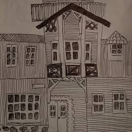 Этюд усадьба Репина