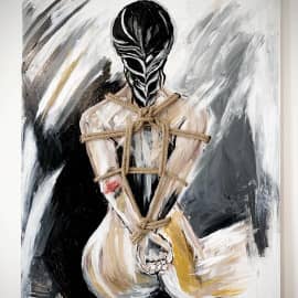 Девушка с шибари