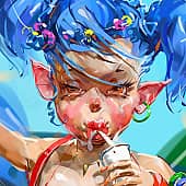 Стрекозюлина (2), художник Игорь Комаров