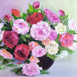 Букет в вазе