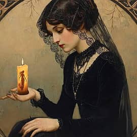Портрет со свечой