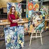 Картина Воспоминание о прошлом и будущем Живопись маслом Екатерина Лебедева художник (4), художник Екатерина Лебедева