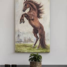 Картина маслом Лошадь