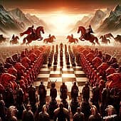 иллюстрация к стиху " Что наша жизнь-игра" автор Anna-imya