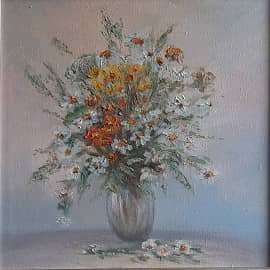 Букет ромашек. Картина ZhNataly