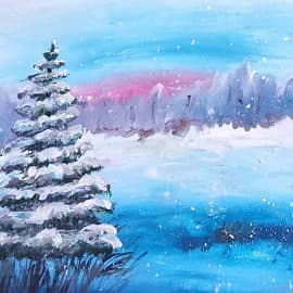 Зимний пейзаж 1