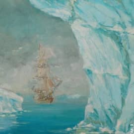 Среди йсбергов.