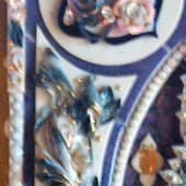 Богородица Владимирская, 19 век, в фарфоровом окладе ручной лепки и резном киоте. (3), художник Игорь Юрьевич Дрождин