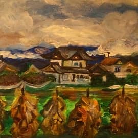 Япония. Желаю счастья. (художник Элен Веточка)