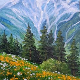 Цветение в горах