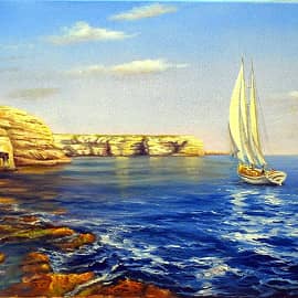 Морской пейзаж.