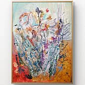 А белый лебедь на пруду... (1), художник Елена Наумова