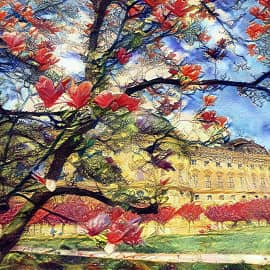 Перед дворцом.