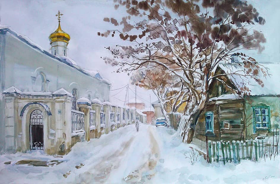 Зима в старом городе