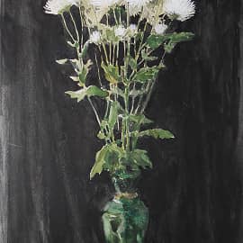 "Белые хризантемы"