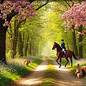 В весеннем лесу.