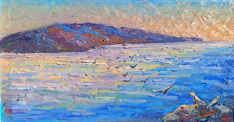 Этюд с чайками. Пленэр ZhNataly