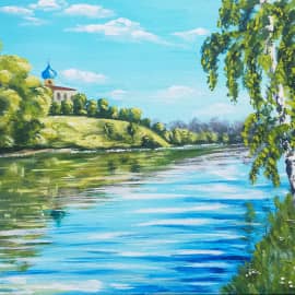 Полдень на Даугаве