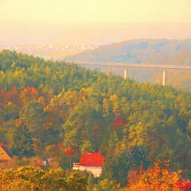 мост над осенью