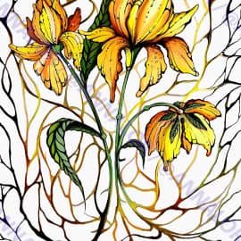 Жёлтые ирисы