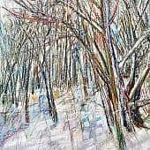 Март. (1), художник Елена Наумова