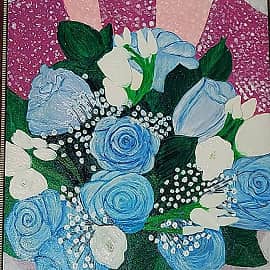 Голубые розы