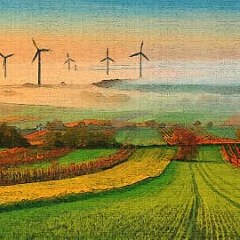 Туман в полях