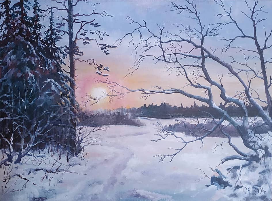 Зимний день к закату...