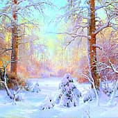 Зимний лес.