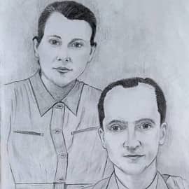 Мои родители. Обновлённый вариант. Фото 1958 года