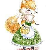 Лисичка с корзиночкой
