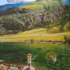 Всплеск с позолотой